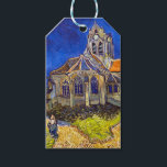 Étiquettes-cadeau Vincent van Gogh - L'église d'Auvers<br><div class="desc">L'église d'Auvers / l'Eglise à Auvers-sur-oise par Vincent Van Gogh en 1890</div>