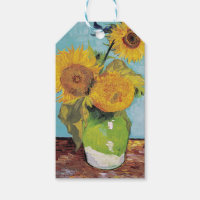 Vincent Van Gogh - Trois tournesols dans un vase