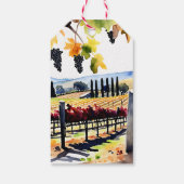 Étiquettes-cadeau Vino avant voeu vin nuptiale douche de faveur (Dos)