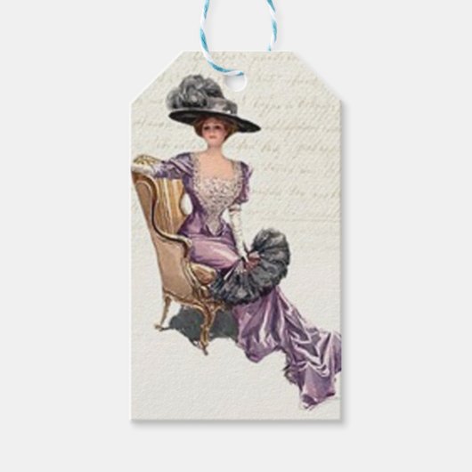 Étiquettes-cadeau Vintage (Devant)