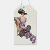 Étiquettes-cadeau Vintage (Dos)