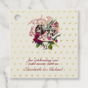 Étiquettes Cadeau Vintage Alice In Wonderland Tea Party BABY SHOWER