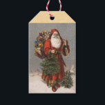 Étiquettes-cadeau Vintage allemand Santa Claus Christmas Cadeaux Tag<br><div class="desc">Faites vos cadeaux de Noël spéciaux avec les étiquettes cadeaux de Noël victoriens des Golden Oldies. Beaucoup de place pour ajouter votre message à l'arrière de la carte. Utilisez pour les cadeaux, bonbons et cadeaux spéciaux de vacances. Images uniques d'Anges, Arbres de Noël, Père Noël et l'esprit de vacances à...</div>