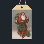 Étiquettes-cadeau Vintage allemand Santa Claus Christmas Cadeaux Tag<br><div class="desc">Faites vos cadeaux de Noël spéciaux avec les étiquettes cadeaux de Noël victoriens des Golden Oldies. Beaucoup de place pour ajouter votre message à l'arrière de la carte. Utilisez pour les cadeaux, bonbons et cadeaux spéciaux de vacances. Images uniques d'Anges, Arbres de Noël, Père Noël et l'esprit de vacances à...</div>