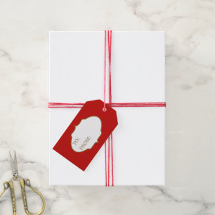 Étiquettes-cadeau Vintage Christmas Père Noël et Child party ajouter