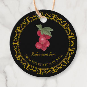 Étiquettes Cadeau Vintage confiture de cassis fait maison Hang Tag l