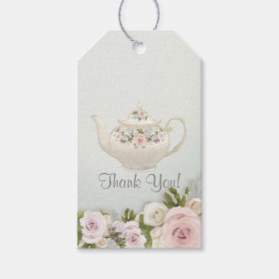 Étiquettes-cadeau Vintage Elegant Rose flou Mariage floral