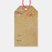 Étiquettes-cadeau Vintage femme (Dos)