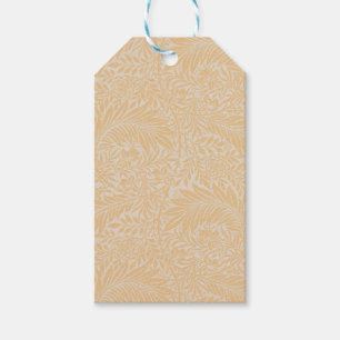 Étiquettes-cadeau Vintage Floral William Morris Willow Bough Yellow