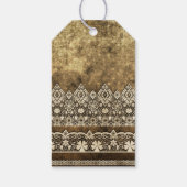 Étiquettes-cadeau Vintage lace (Dos)