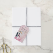 Étiquettes-cadeau Vintage mariage couple Mariage Merci (Avec de la ficelle)