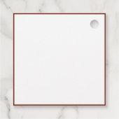 Étiquettes Cadeau Vintage Noël Père Noël (Dos)