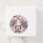 Étiquettes Cadeau Vintage, Orchidée (En situation)