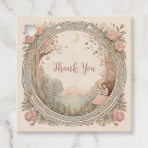 Étiquettes Cadeau Vintage Rapunzel Fairytale