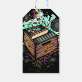 Étiquettes-cadeau Vinyl Crate (Dos)