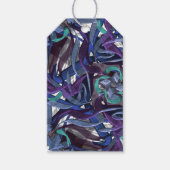 Étiquettes-cadeau Violet et bleu (Devant)