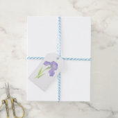 Étiquettes-cadeau Violet Iris (Avec de laficelle)