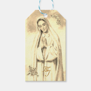 Étiquettes-cadeau Virgin Mary Wedding Favor Tags