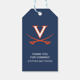 Étiquettes-cadeau Virginia Cavaliers   Diplômation