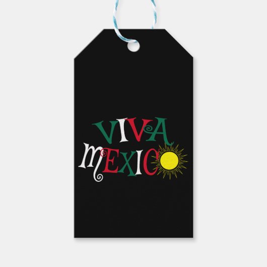 Étiquettes-cadeau Viva Mexico (Devant)
