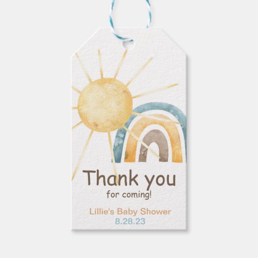 Étiquettes-cadeau Voici Le Balise Fils Favor (Devant)