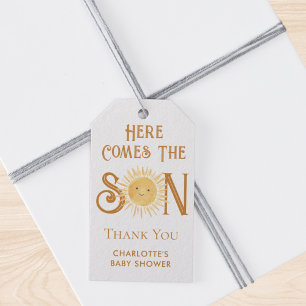 Étiquettes-cadeau Voici Les Balises Cadeaux Son Baby shower
