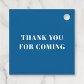 Étiquettes Cadeau Voiture de course 2e anniversaire Merci (Dos)