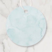 Étiquettes Cadeau Voiture de course bleue moderne Anniversaire (Dos)