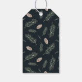 Étiquettes-cadeau Voiture de Noël Custom Vacances Aquarelle (Dos)