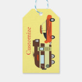 Étiquettes-cadeau Voiture Vintage et Camper Thunder_Cove (Dos)