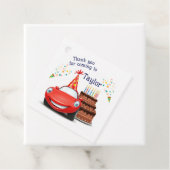 Étiquettes Cadeau Voitures de conception modifiables et imprimables (En situation)