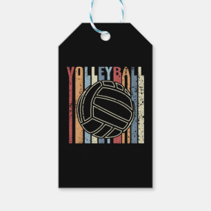 Étiquettes-cadeau Volleyball Rétro Vintage