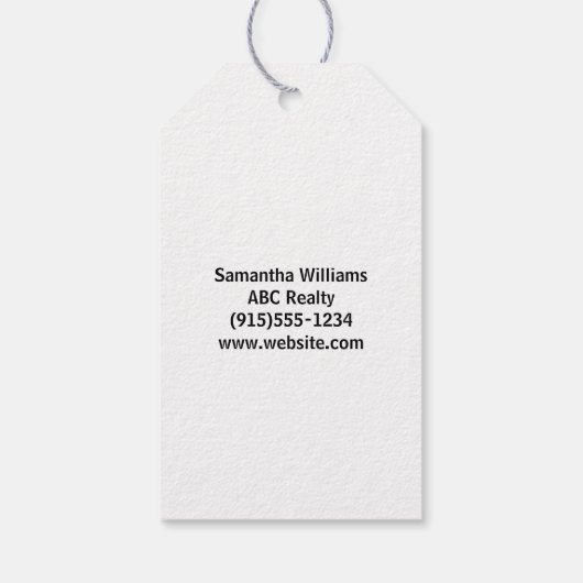 Étiquettes-cadeau Vos références Aident l'entreprise à croître (Dos)