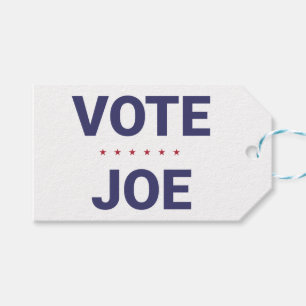 Étiquettes-cadeau Vote Joe (élection américaine de 2020)