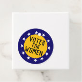 Étiquettes Cadeau Votes pour le suffrage des femmes PIn LWV jeu de 1 (En situation)