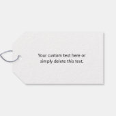 Étiquettes-cadeau Votre logo | Logo ou conception unique (Dos (Horizontal))