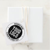 Étiquettes Cadeau Votre logo ou votre conception d'entreprise | Text (En situation)