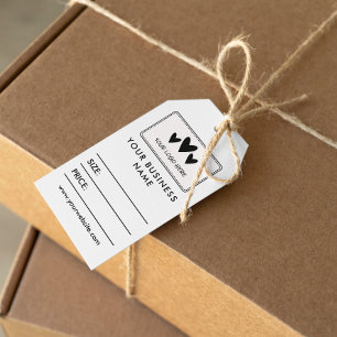 Étiquettes-cadeau Votre logo Social Media Prix Balises Cadeaux