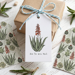 Étiquettes-cadeau Vous aimez beaucoup la plante d'Aloe Vera