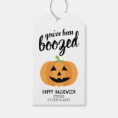 Étiquettes-cadeau Vous avez été boosté - Citrouille Halloween Party (Devant)