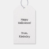 Étiquettes-cadeau Vous Êtes Bootitii Ghost Halloween Kawaii (Dos)