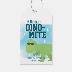 Étiquettes-cadeau Vous êtes Dinomite Personnalisé Valentines Day