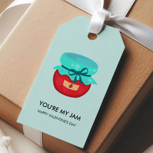 Étiquettes-cadeau Vous êtes My Jam Valentine, école pour enfants