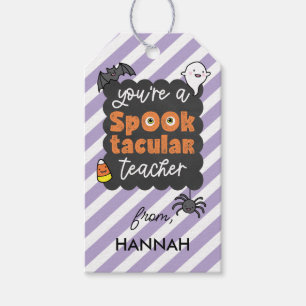 Étiquettes-cadeau Vous êtes un enseignant Spooktacular Halloween