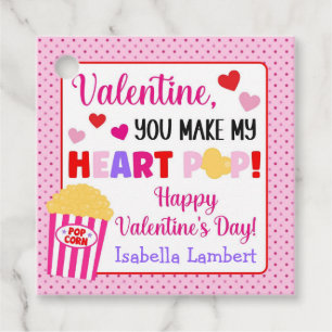 Étiquettes Cadeau Vous faites ma culotte de coeur Saint Valentin