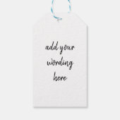 Étiquettes-cadeau vous me faites sentir le vin de noël drful vin drô (Dos)