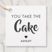 Étiquettes Cadeau Vous prenez l'étiquette de cadeau de gâteau, l'éti (Devant)