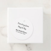 Étiquettes Cadeau Voyage enterrement de vie de jeune fille ajouter n (En situation)