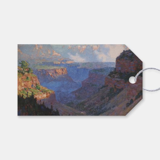 Étiquettes-cadeau Vue sur le Grand Canyon (par E.H. Potthast) (Devant (Horizontal))