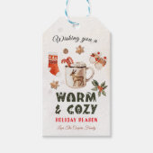 Étiquettes-cadeau Warm & Cozy Christmas Gift Tag (Devant)